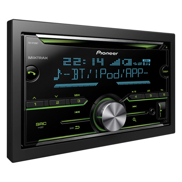 Pioneer FH-X730BT on 2DIN soitin.