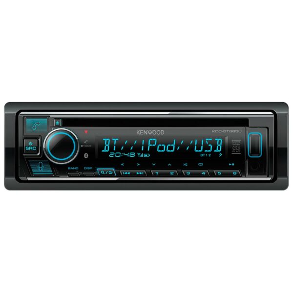 Kenwood KDC-BT665U on cd-soitin autoon bluetoothilla