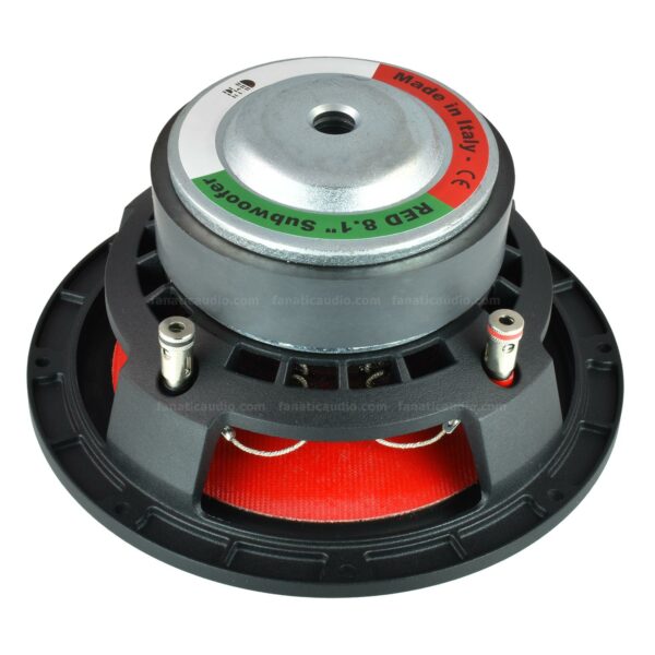 red 8" subwoofer